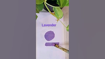 How to get Lavender colour | acrylic colour mixing for Lavender | Getting Lavender with acrylics