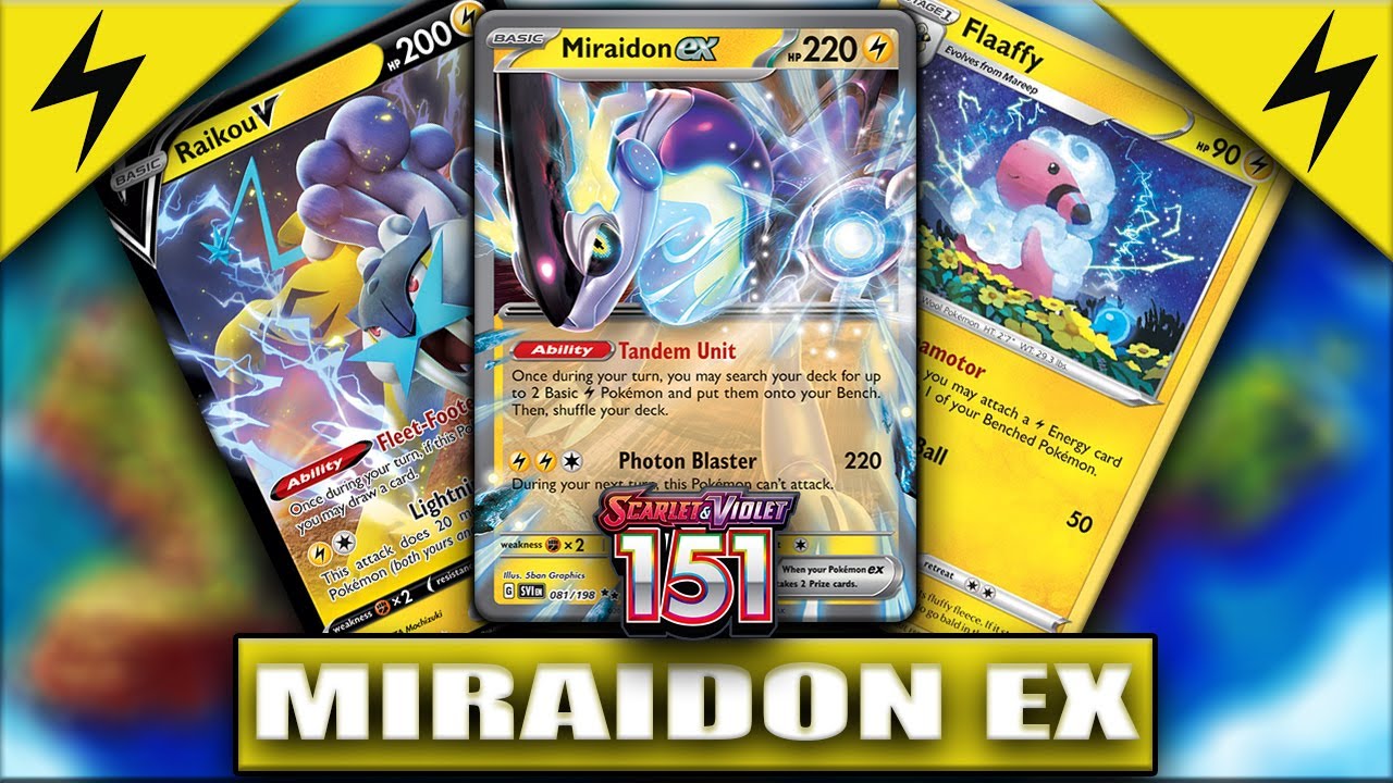 Top 8 Miraidon ex Deck With Ampharos ex and Raichu V!? (Pokemon TCG) 