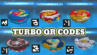 ALL TURBO QR CODES BEYBLADE BURST ALL CHO Z QR CODES BEYBLADE BURST QUADSTRIKE APP LEAGENDS QR CODE