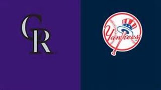 Colorado #Rockies vs New York #Yankees MLB Live Stream Play by Play
