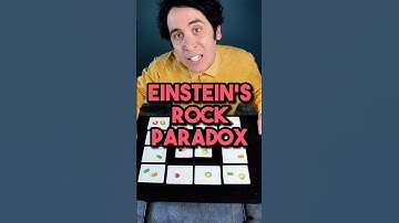 Einstein’s Rock Paradox🤘#puzzle
