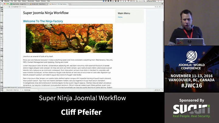 JWC 2016 - Super Ninja Joomla! Workflow - Cliff Pf...