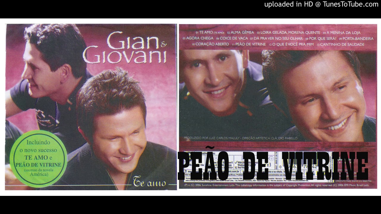 GÍAN \u0026 GÍOVANI (PEÃO DE VITRINE)