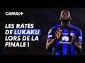 Les rats de romelu lukaku lors de la finale de ligue des champions