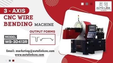 3 - Axis CNC Wire Bending Machine | WB-3D413R (Available in Alibaba and Made in China)