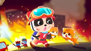 Baby Panda's Fire Safety | Become a firefighter | Gameplay Video | BabyBus Games screenshot 4