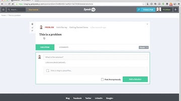 SpeakUp - Getting Started