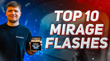 Top 10 Flashes On Mirage CSGO | S1mple Knows This Too 2023