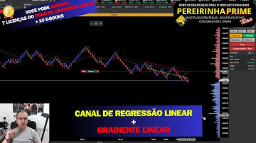 CANAL DE REGRESSÃO LINEAR - Para Operar GRADIENTE LINEAR - Ótimo Indicador 🤑🤑🤑