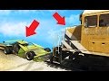 EXPERIMENT CAN A RAMP CAR STOP THE TRAIN IN GTA 5?! (GTA 5 Online Multiplayer)