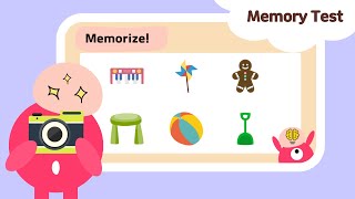 Easy memory test | Brain training game for young children and the whole family | Toys