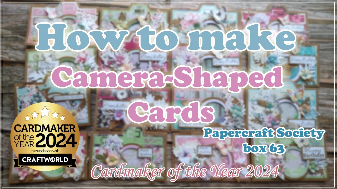 How to make ❤️ Beautiful Camera-Shaped Cards | Tutorial  Papercraft Society Box63 