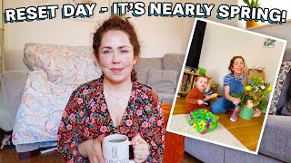 RESET DAY | Garden Update, Cleaning, Spring Is Coming, Mum Life
