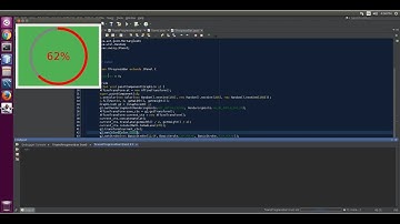Circular Progress bar  with Transparent Center using Java