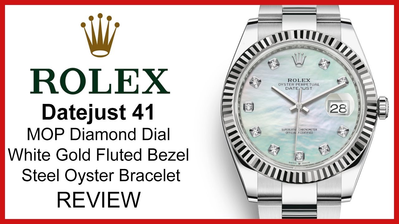 rolex datejust 41 white gold bezel