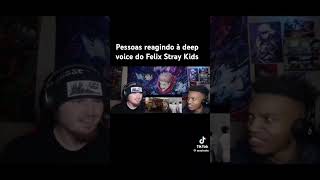 React to Felix deep voice #kpop #music #straykids