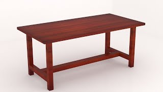 Modeling table in 3ds max. – Easy Beginner Tutorial