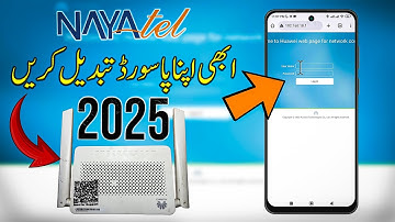 How to Change Nayatel WiFi Password and Name | Huawei Router Password Change (Quick & Easy!)