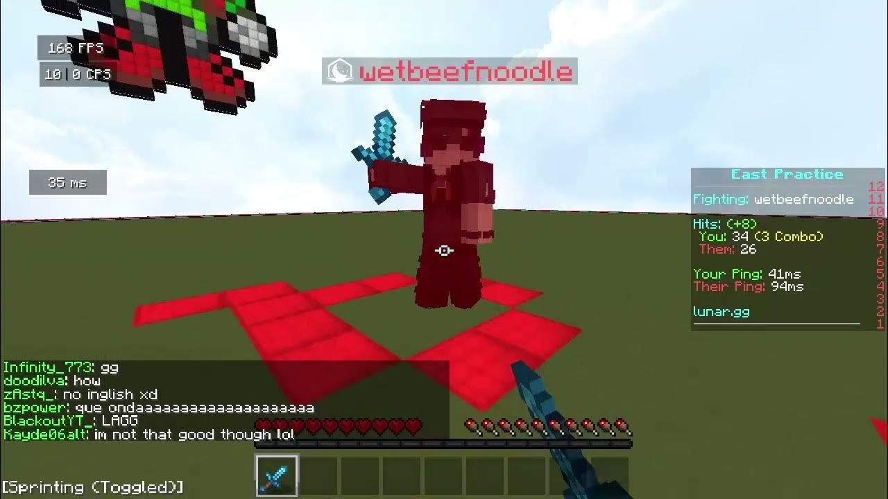 shift tapping on lunar server shorts YouTube