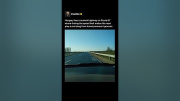 This Highway Plays a Song If You Drive the Speed Limit 🎶 #shorts