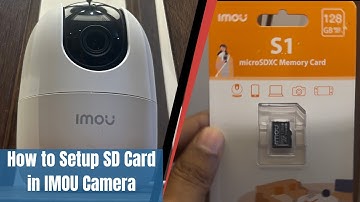 How to Insert SD Card in IMOU Ranger 2 Camera? Home Surveillance Local Recording |Memory Card Setup