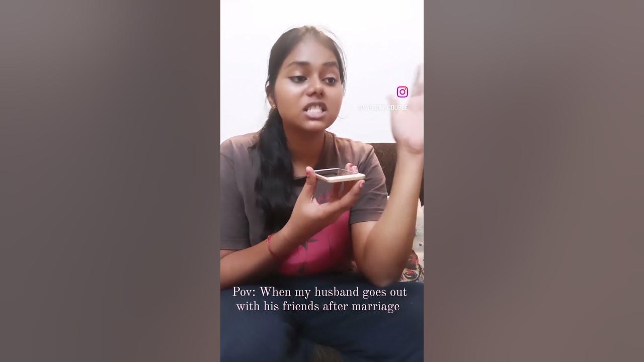 When my husband goes out with his friends after marriage🤣 parthibangal