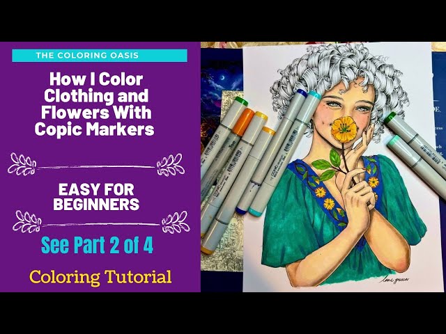 Tutorial How To Color With Copics Coloring With Elegant