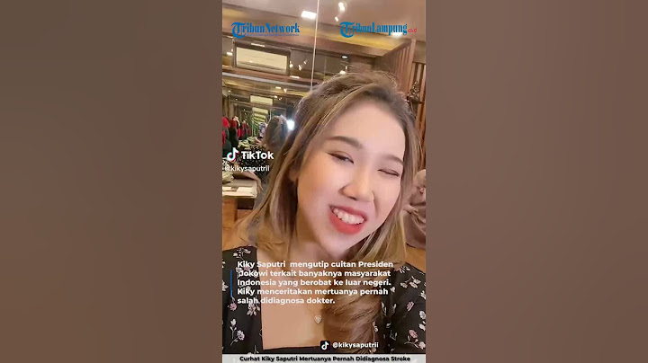 Curhat Kiky Saputri Mertuanya Pernah Didiagnosa Stroke@TRIBUNLAMPUNGNEWSVIDEO