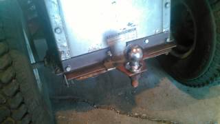 MoJack ZR Mower Lift Red Riding mower trailer hitch mod