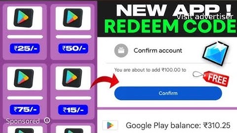 FREE REDEEM CODE ( Earnzy App ) | FREE REDEEM CODE APP 2025 | FREE GOOGLE PLAY REDEEM CODE