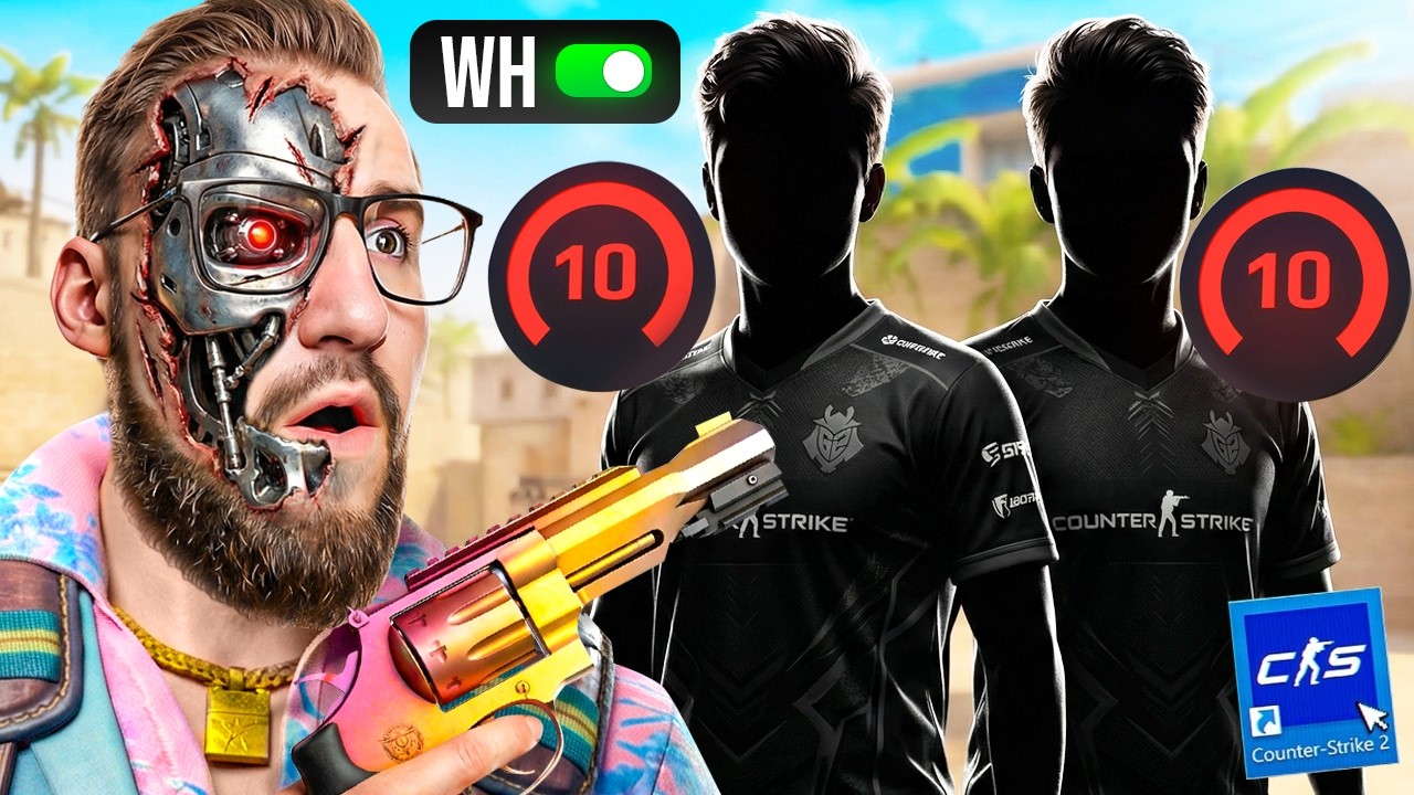 Я С WH vs 2 ИГРОКА 10 LVL FACEIT! ОЧЕНЬ СМЕШНАЯ БИТВА ЧИТЕРОВ В CS2! Они не смогли...
