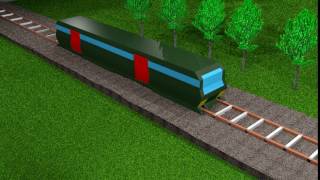 train simulation. low poly blender simulation. blender