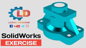 Solidworks 3D Exercise #9 ,#SOLIDWORKS2021,#mechanicaldesign,#industrialdesign,#RibCREATION,#Bracket