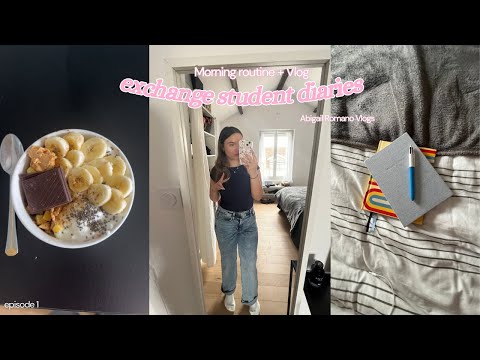 Realistic Morning Routine + Vlog (Exchange Student Diaries)