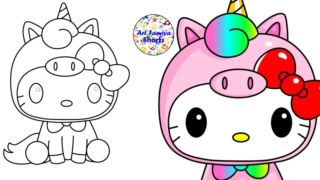Sketch Unicorn Hello Kitty Sketch Drawing Hello Kitty Drawing Easy Maxresdefault