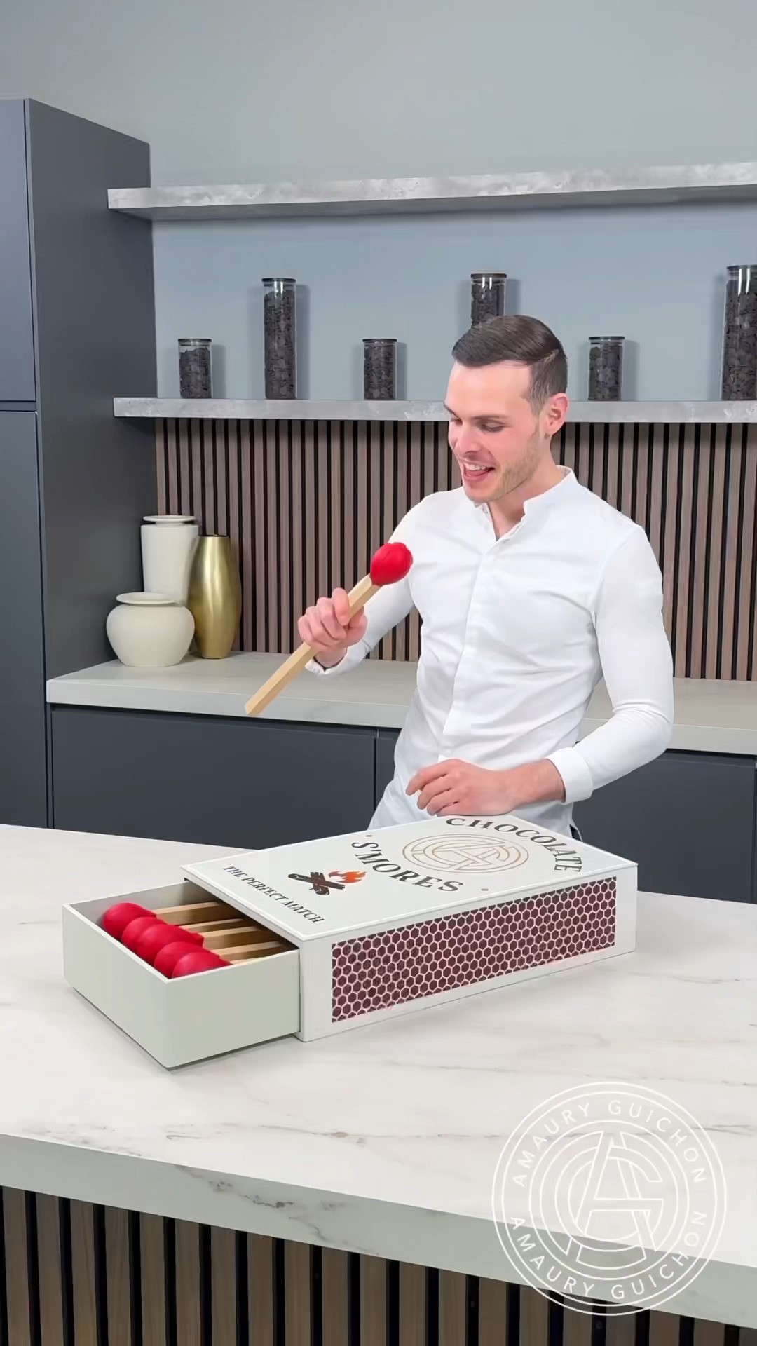 Chocolate Matches! ? Strike and eat! The perfect snack to enjoy under the stars. #amauryguichon