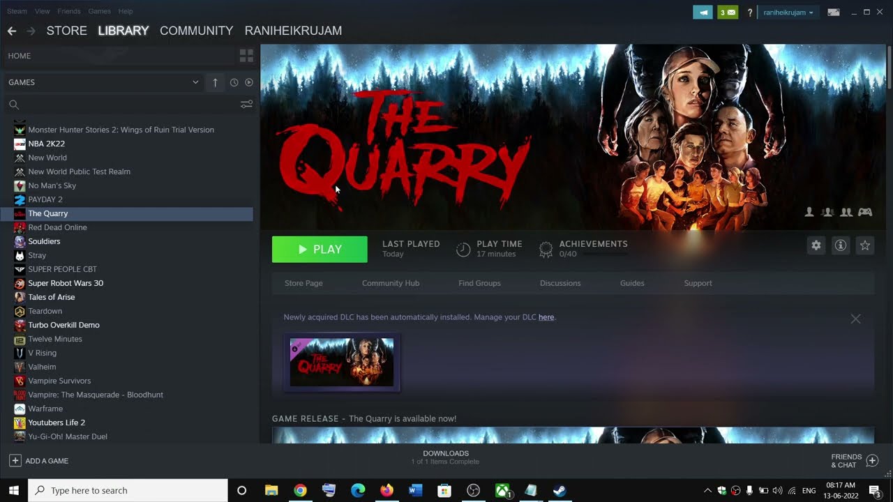 The Quarry: Where Is The Save Game Files Located On PC/The Quarry Save Game Location