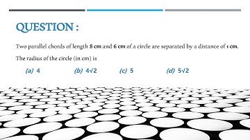 A question on Circles | CSIR-NET June 2019  | General Aptitude | July Mary Mathew