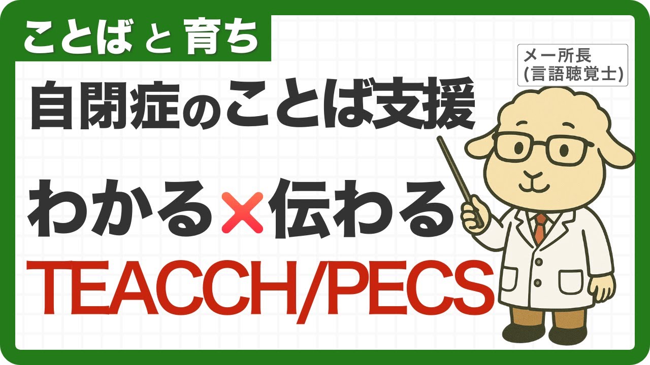 自閉症スペクトラム(ASD)とことば ─ TEACCHとPECSで “わかる！伝わる！”