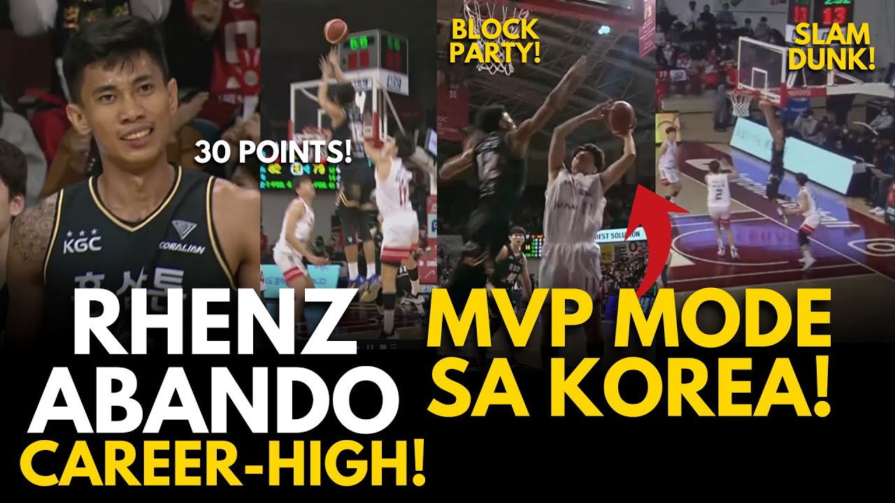 Rhenz Abando MVP MODE! | 30 POINTS, SLAM DUNK! | KGC vs SK | Dec. 18, 2022