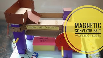 Magnetic Conveyor Belt | Working Project Model Idea | The Project Factory