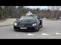 AutoXO Driveout Supercars Norway F12, Aventador, FF, GTC4 Lusso, crackels, crazy sounds & cars! 2018