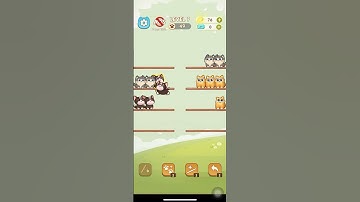 Color Cat Sort Cute Cat Game Level 7 #shorts #shortsfeed #cat #gaming