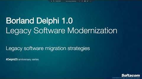 Migration Borland Delphi 1.0 Legacy Software to Up-to-date Delphi Versions