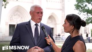 Fmr. VP Pence tells MS NOW: 'Freedom had no greater champion than Lindsey Graham'
