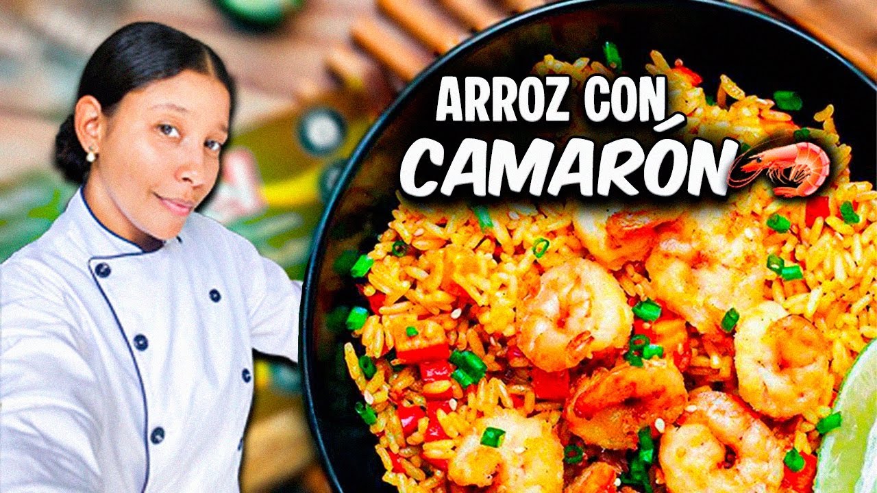 Como preparar ARROZ de CAMARÓN facil y rapido🦐🍤