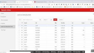 Oracle Apex 19.1 : Dynamic Action Part 15 Interactive Grid  Mode change