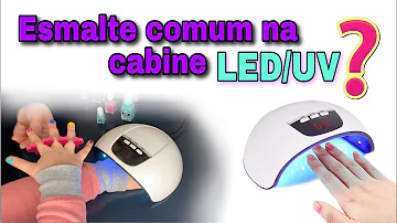 Quanto tempo para secar esmalte na cabine UV?