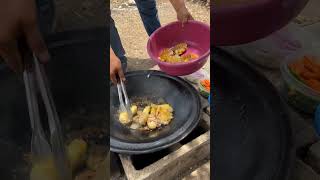 Pollo con verduras y crema