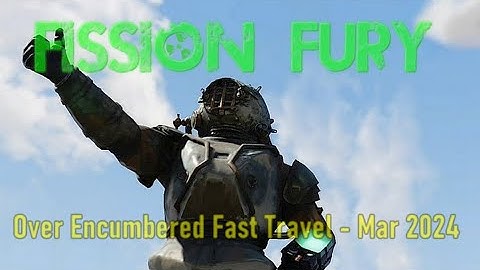 Over Encumbered Fast Travel Trick - Mar 2024